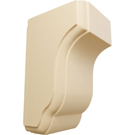 Ekena Millwork 2 1/2"W x 2 3/4"D x 4 1/2"H Capistrano Mission Corbel, Maple COR02X02X04CPMA